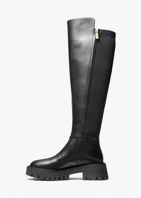 michael kors asher leather boot