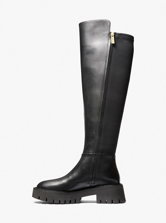 michael kors asher leather boot