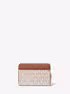 Jet Set Small Signature Logo Zip-Around Card Case michael kors jet set small signature logo zip around card case