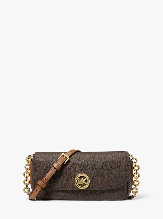michael kors nolita small signature logo crossbody bag
