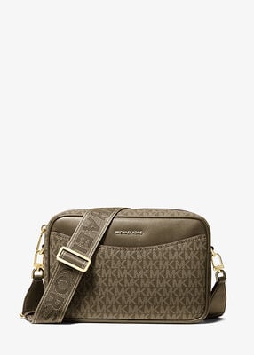 Bev Large Signature Logo Crossbody Bag michael kors bev large signature logo crossbody bag