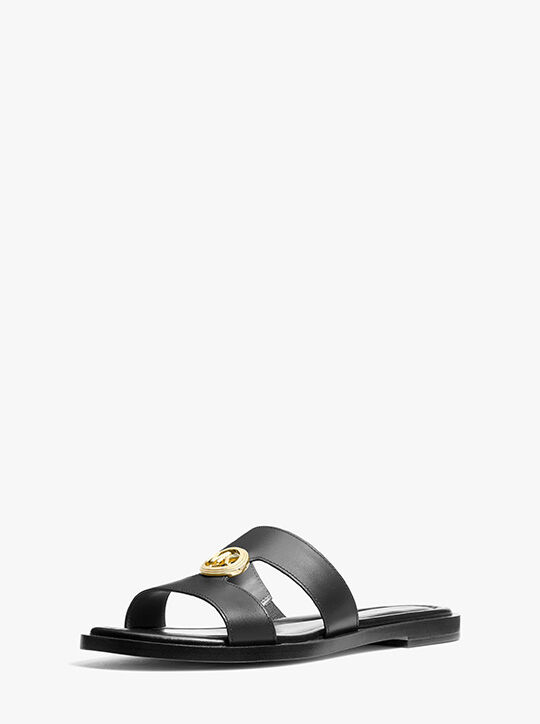 michael kors erin leather sandal