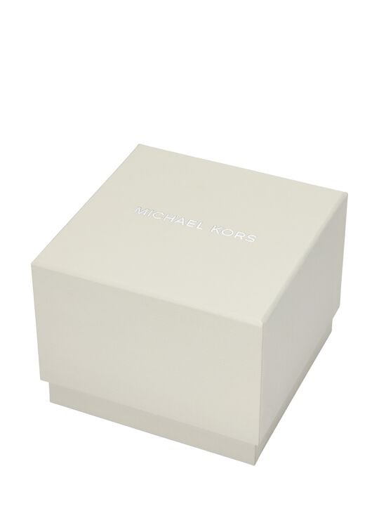 Lexington Brushed Gold-Tone Watch Gift Set michael kors lexington brushed gold tone watch gift set