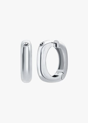 michael kors soft square hoop earrings