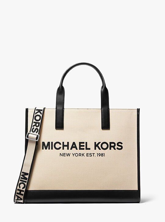 michael kors cooper canvas tote bag
