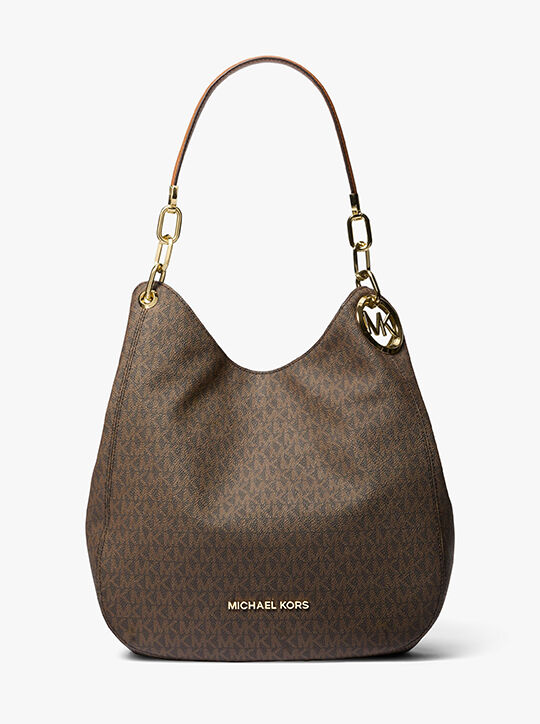 michael kors lillie large logo shoulder bag