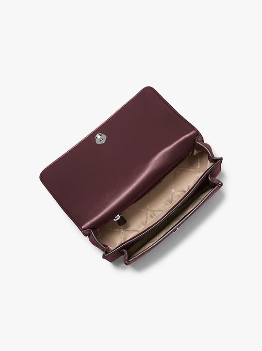 Claire Large Suede Shoulder Bag michael kors claire large suede shoulder bag