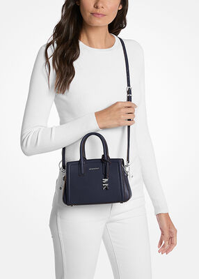 michael kors laila extra small leather crossbody bag