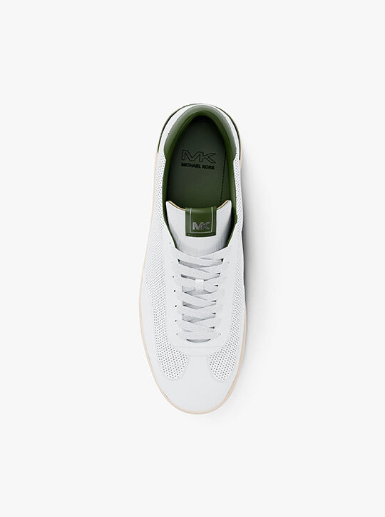 michael kors wilton perforated leather sneaker