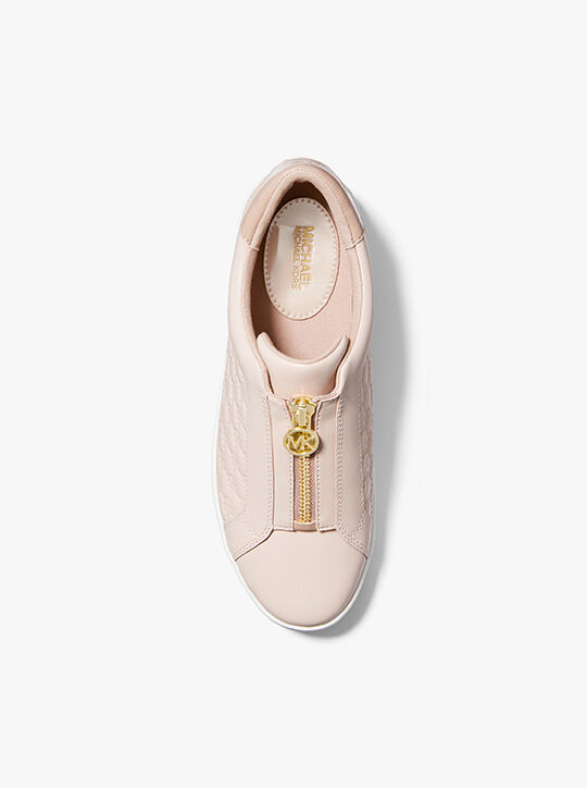 michael kors keaton leather slip on sneaker