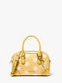michael kors thompson extra small polka dot signature logo satchel