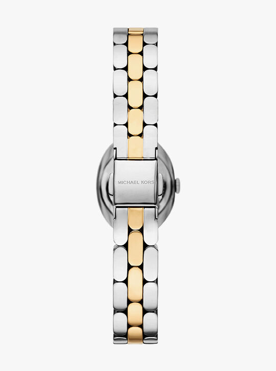 michael kors maude two tone watch