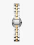 michael kors maude two tone watch