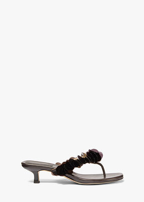 michael kors loretta sequin embellished sandal