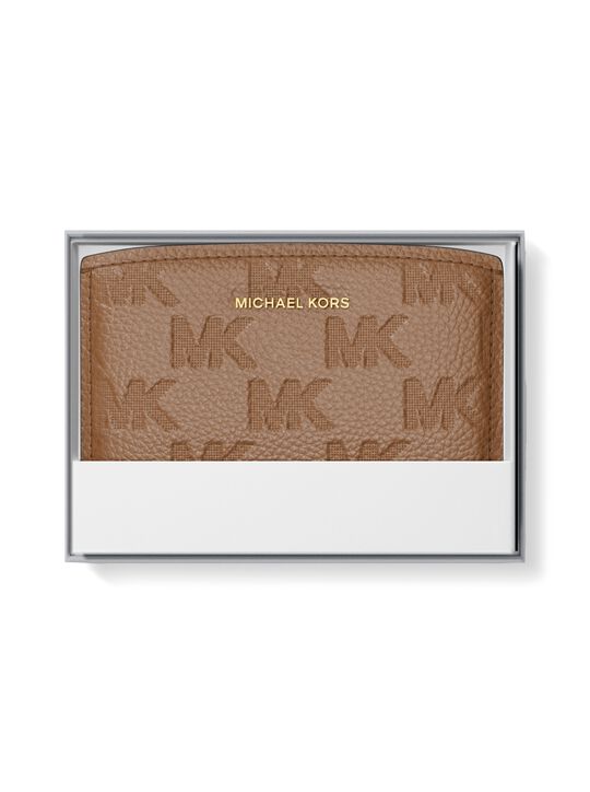 Bryant Medium Logo-Embossed Leather Wallet michael kors bryant medium logo embossed leather wallet