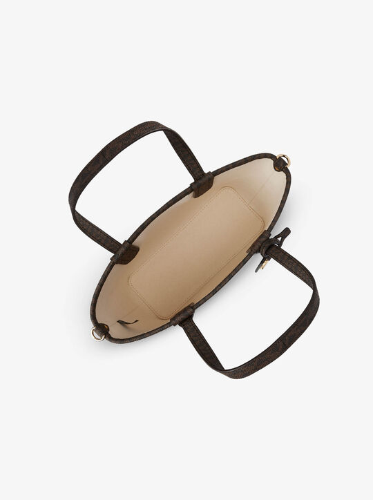 حقيبة يد إليزا صغيرة جدًا بشعار منقوش michael kors حقيبة يد إليزا صغيرة جدًا بشعار منقوش