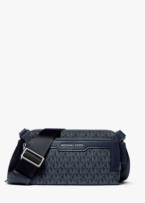 michael kors hudson signature logo crossbody bag