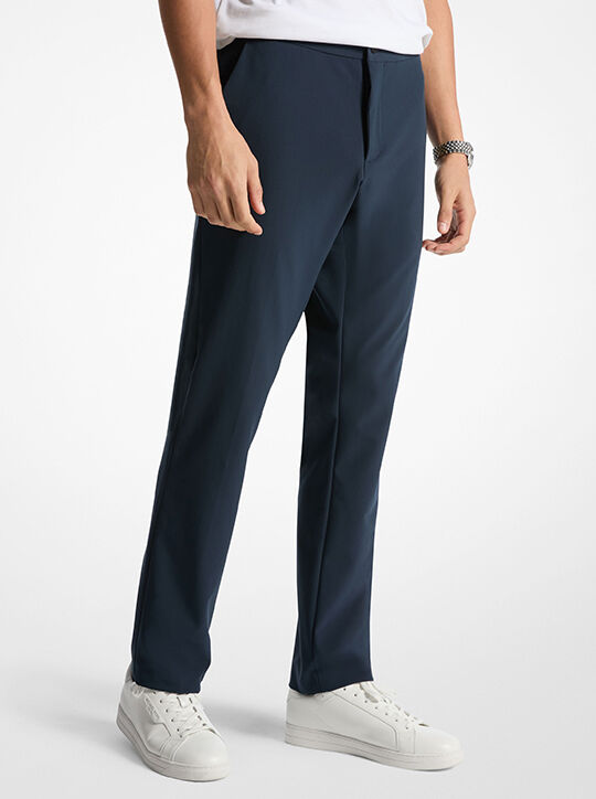 michael kors woven tech pants