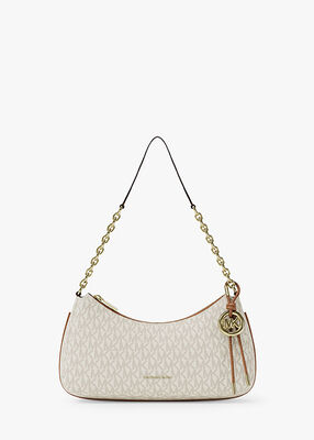 michael kors nolita medium signature logo chain pochette