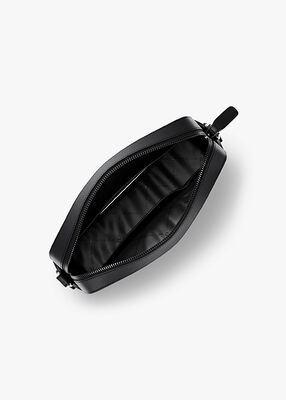 michael kors jet set signature logo crossbody bag