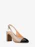 michael kors piper flex leather slingback pump
