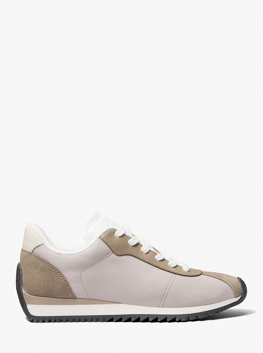 michael kors rhodes mixed media trainer