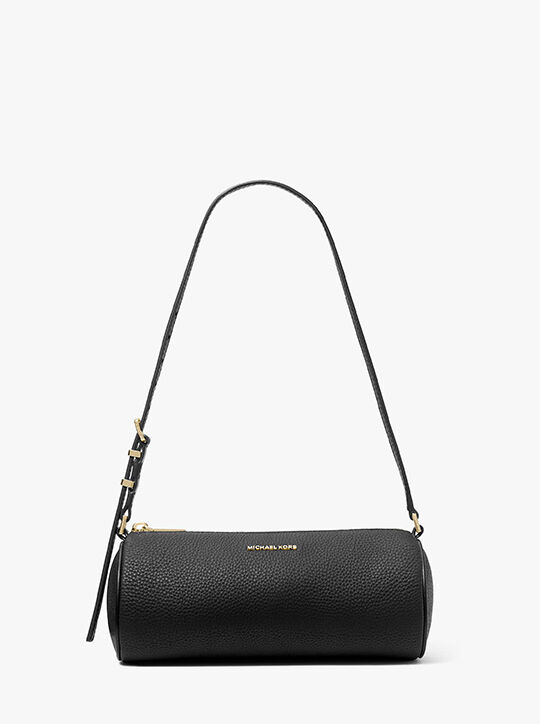 michael kors izzy small pebbled leather barrel pochette