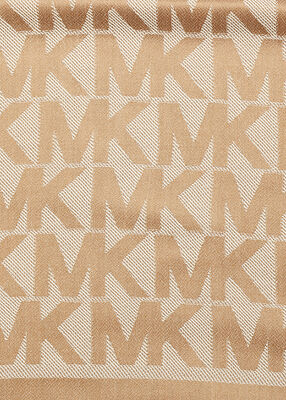 michael kors logo scarf
