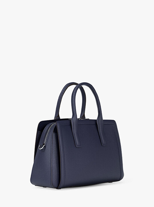 michael kors laila medium leather satchel