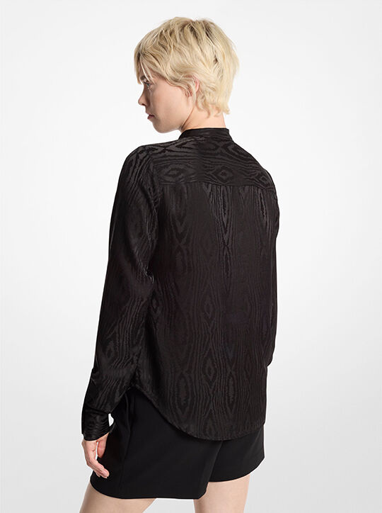 بلوزة مويري بربطة عنق michael kors بلوزة مويري بربطة عنق