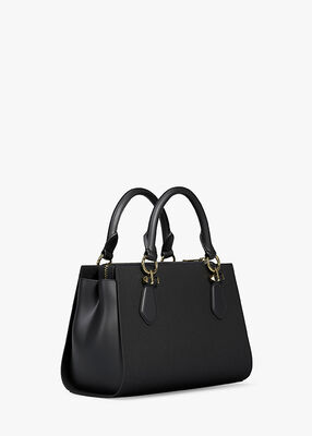 michael kors marilyn small leather satchel