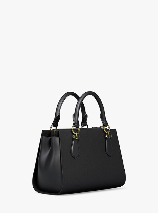 michael kors marilyn small leather satchel