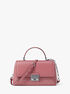 michael kors tribeca extra small signature logo satchel
