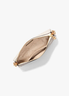 michael kors empire medium signature logo chain link pochette