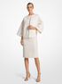 michael kors double faced wool kimono jacket