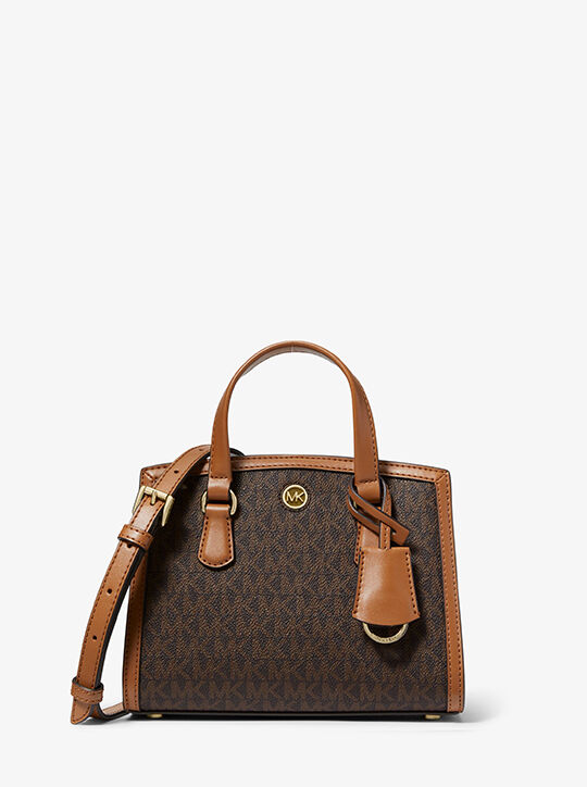 michael kors حقيبة شانتال صغيرة جدًا بشعار الماركة