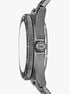 Oversized Maritime Gunmetal Watch michael kors oversized maritime gunmetal watch