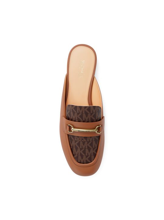 michael kors carson signature logo mule