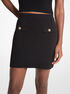 michael kors stretch knit mini skirt