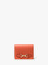 michael kors carson small pebbled leather wallet