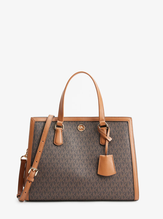 حقيبة شانتال متوسطة بشعار الماركة michael kors حقيبة شانتال متوسطة بشعار الماركة