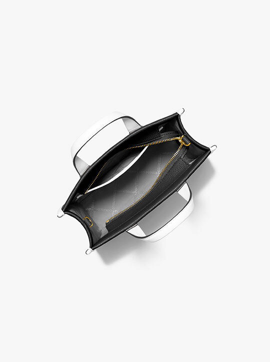 michael kors gigi small embossed pebbled leather messenger bag