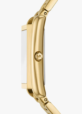 michael kors essex gold tone watch