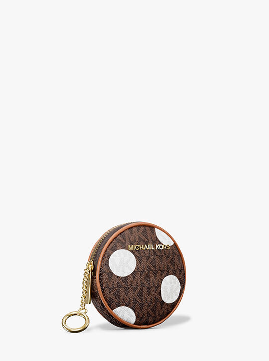 حقيبة عملات معدنية جيت سيت صغيرة بشعار الماركة michael kors حقيبة عملات معدنية جيت سيت صغيرة بشعار الماركة