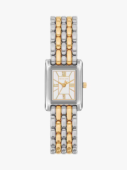 Michael Kors Essex Three-Hand Two-Tone Stainless Steel Watch michael kors essex three hand two tone stainless steel watch