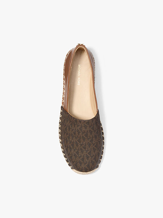michael kors kenzie signature logo espadrille