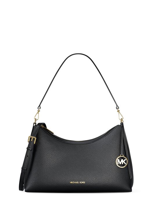 Sammy Medium Pebbled Leather Convertible Shoulder Bag michael kors sammy medium pebbled leather convertible shoulder bag