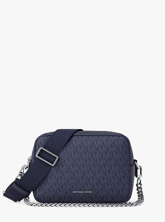 Bryant Medium Signature Logo Camera Crossbody Bag michael kors bryant medium signature logo camera crossbody bag