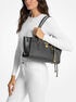 michael kors hamilton moderne small leather satchel