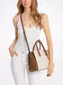 Laila Medium Signature Logo Satchel michael kors laila medium signature logo satchel